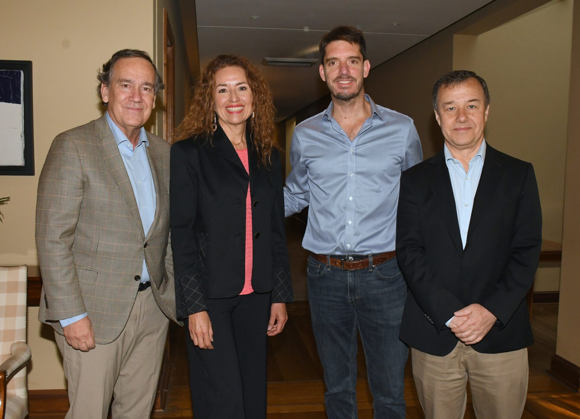 Foto4. Juan Jaime Diaz,Silvia Yañez, Santiago Donoso, Genardo Laymus